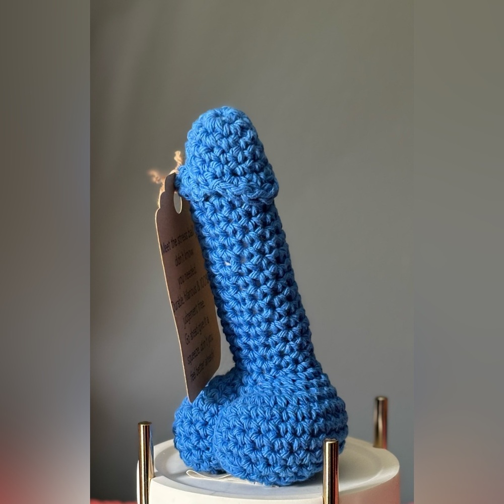 Handmade Crochet Emotional Support Peen